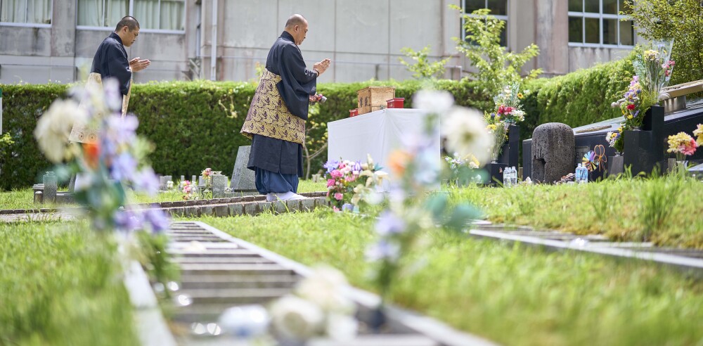 お盆法要の模様